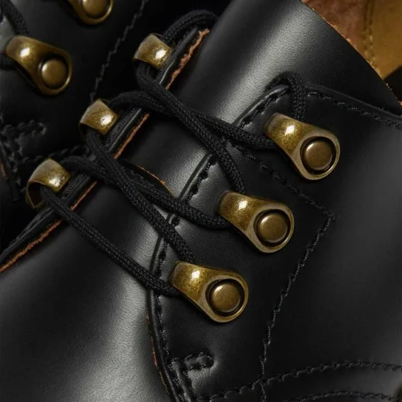 Dr Martens - Leona Lug Derby platform Black size 5 NEW Women's Shoes - Picture 4 of 5